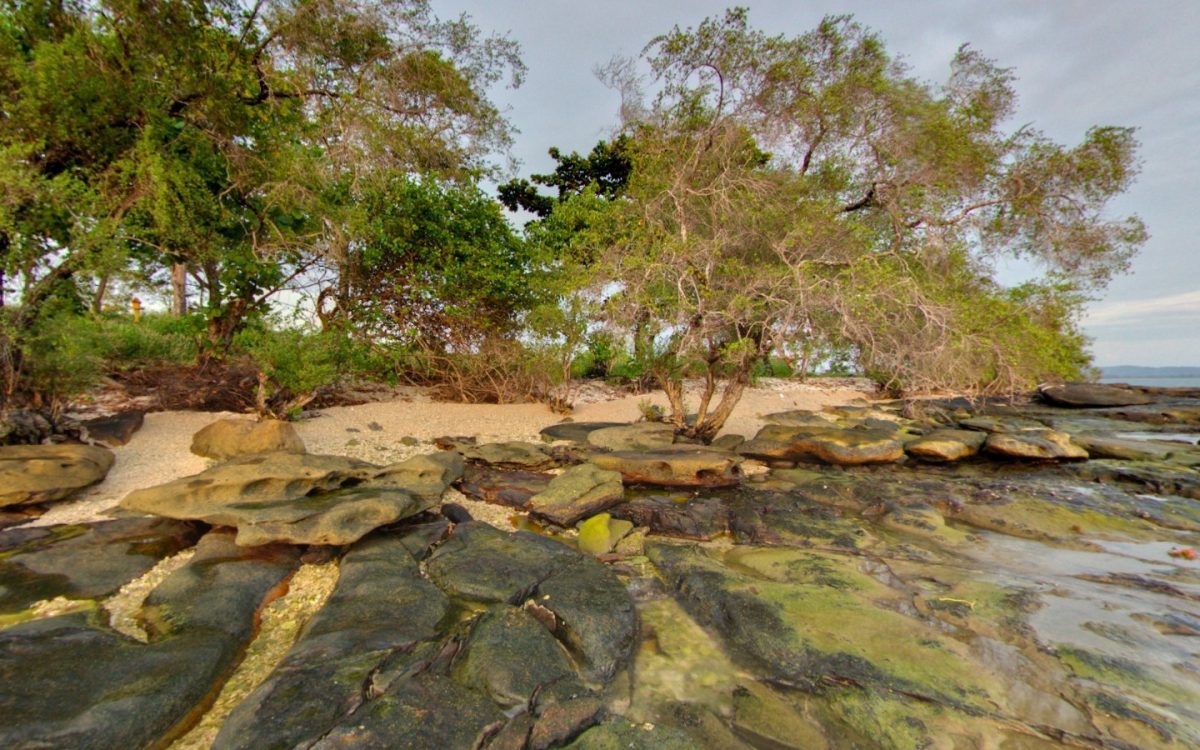 Sunset on the Stones, Varkala, Kerala