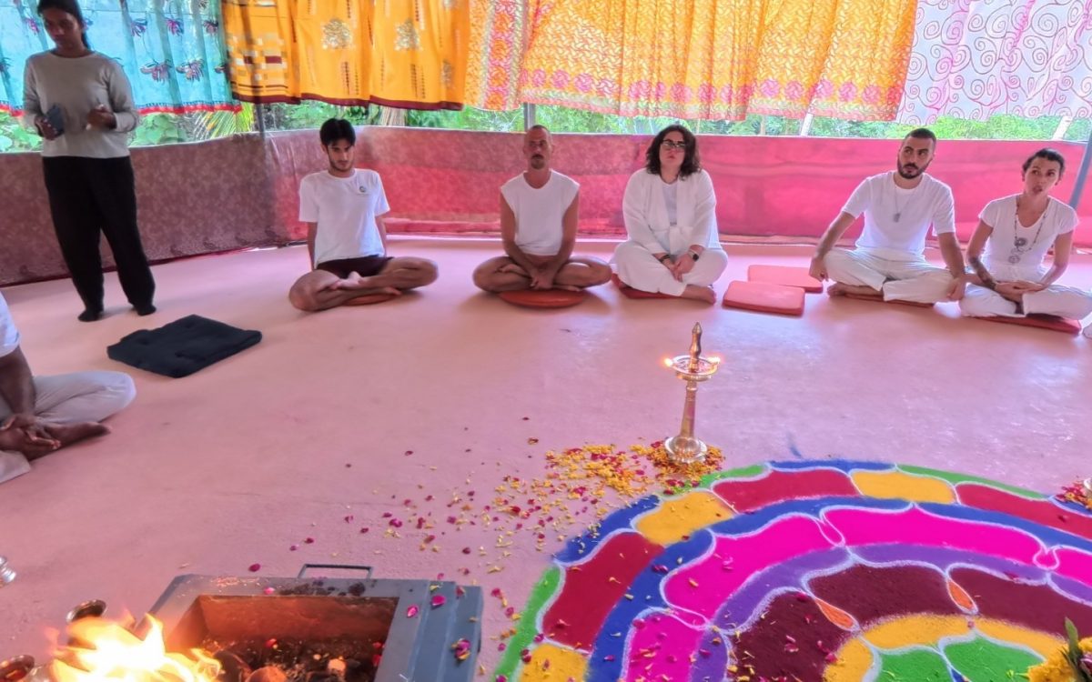Yoga Teacher Training Ceremony, Varkala, Kerala